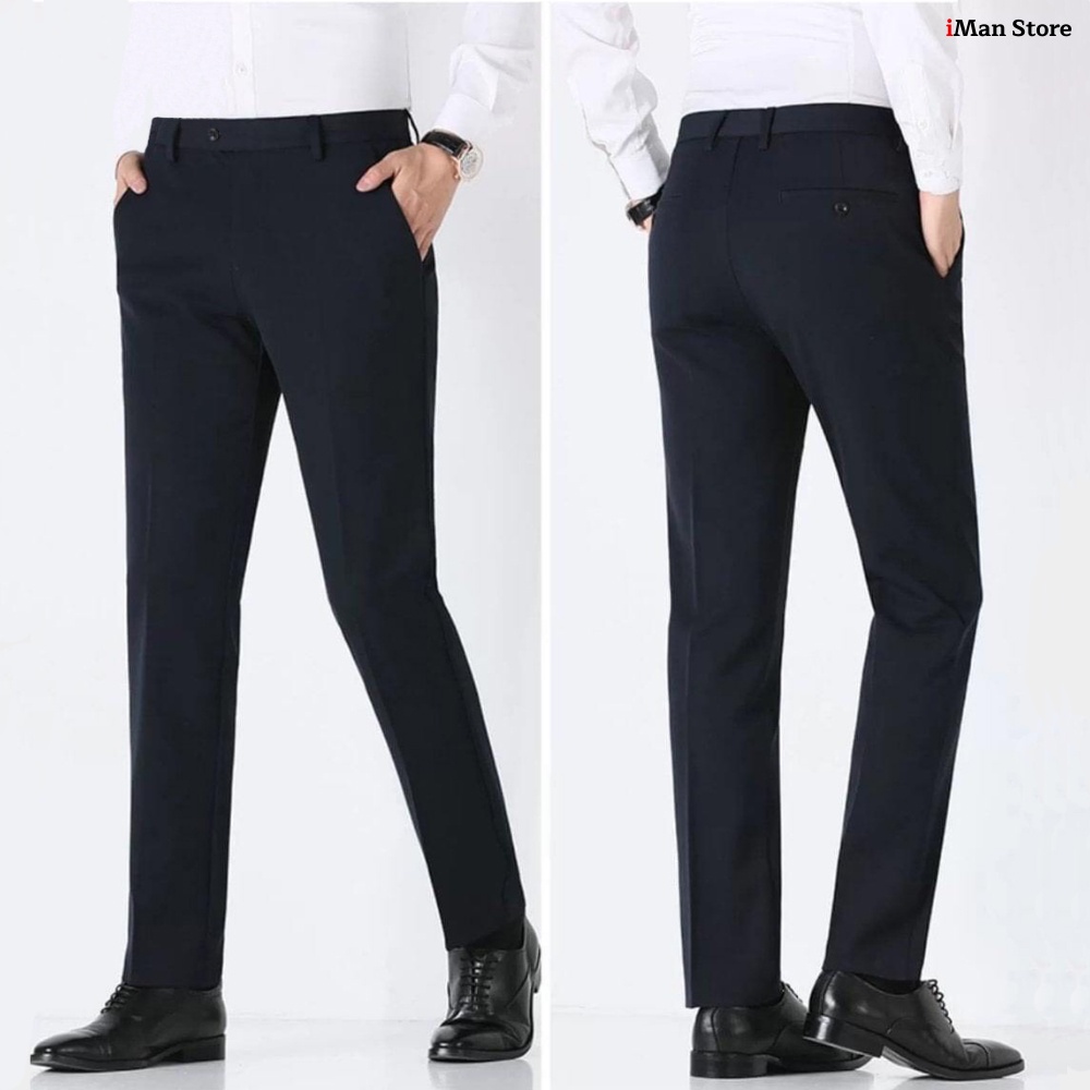Quần Tây Nam Hàn Quốc Cao Cấp, Quần Âu Nam Công Sở  Tôn Dáng, Bền Đẹp, Không Nhăn Xù iMan Store