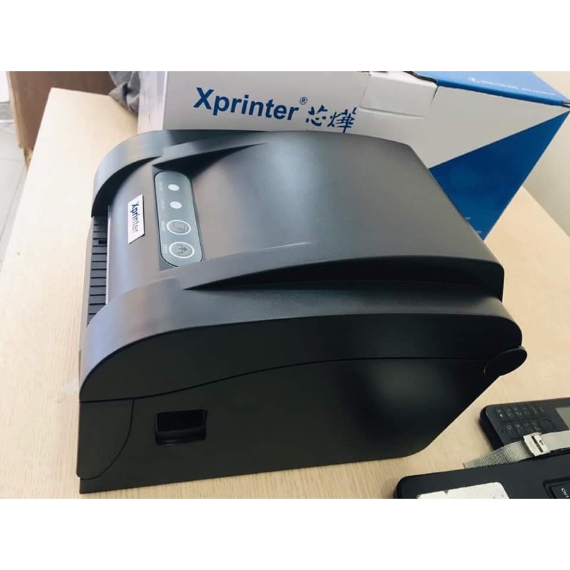 XPrinter 350B Máy in tem nhãn phụ, tem trà sữa, mã vận đơn, Máy in mã vạch Xprinter 350b in tem, in đơn hàng shopee,tmdt | WebRaoVat - webraovat.net.vn