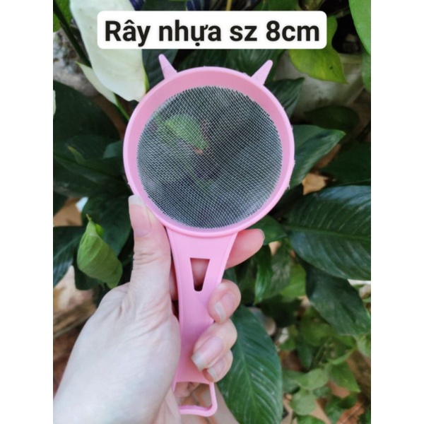 Rây nhựa lọc nấm kefir size 17cm, 14cm, 11cm loại to