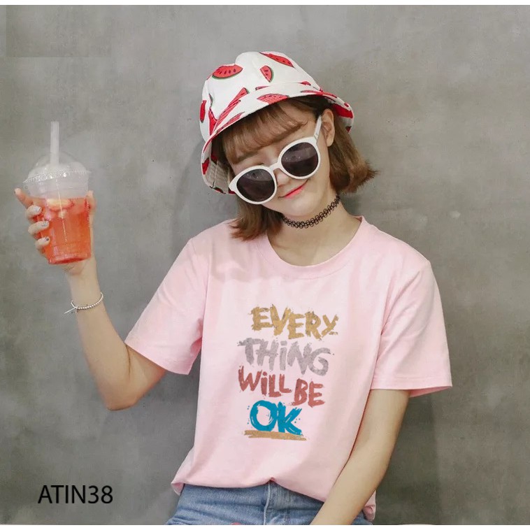 ÁO THUN IN HÌNH EVERYTHING ATIN38