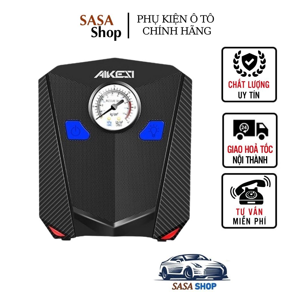 Bơm lốp ô tô, xe máy AIKESI [Bảo hàng 3 tháng]