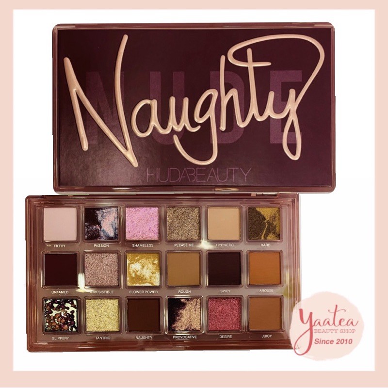 Huda Beauty - Phấn mắt HUDA BEAUTY Naughty Nude Eyeshadow Palette [16,8g]