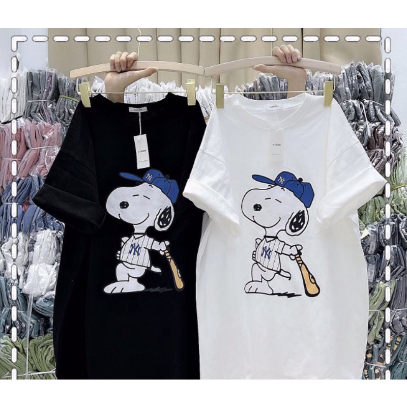 Áo snoopy bóng chày