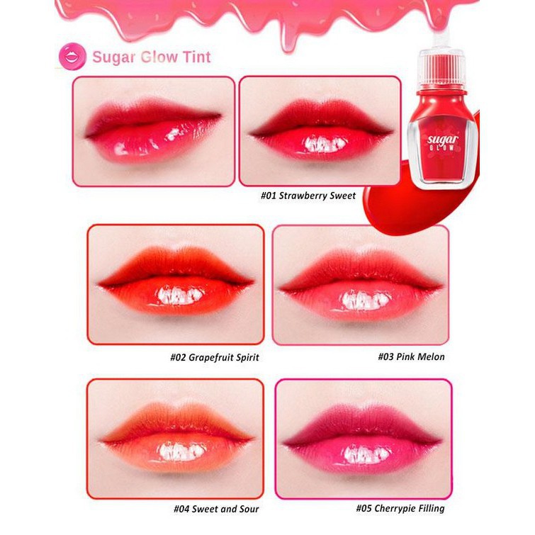 gg3 Son Tint Giữ Ẩm Peripera Sugar Glow Tint