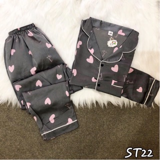 Bộ Ngủ Lụa Satin Cao Cấp