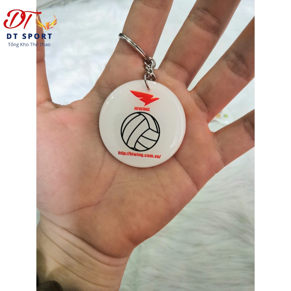 Móc khóa bóng chuyền giá rẻ Hiwing siêu đẹp ⚡ Free Ship ⚡ dùng tặng lưu niệm hình tim, tròn, vuông - hàng cao cấp