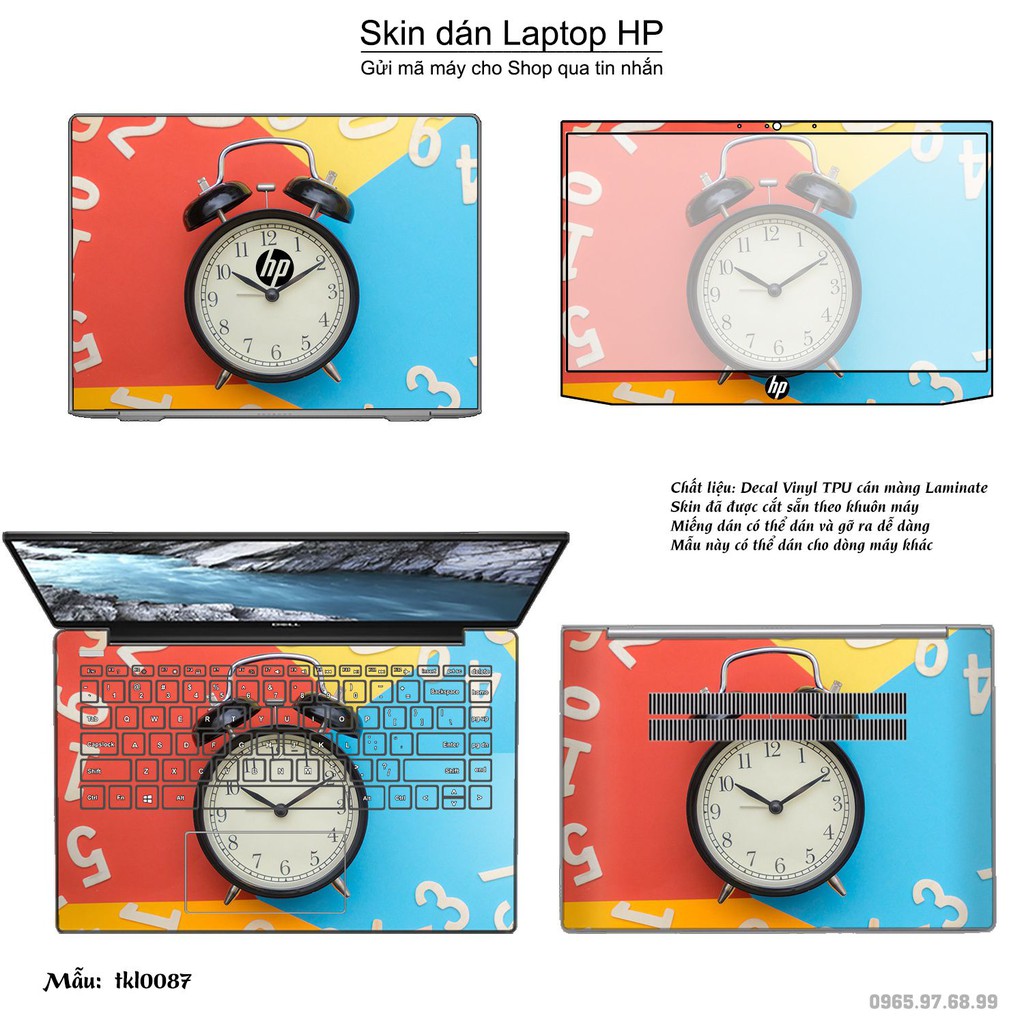 Skin dán Laptop HP in hình thiết kế (inbox mã máy cho Shop)