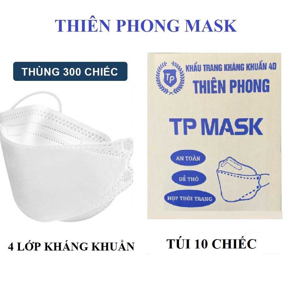 [Mã COSDAY - 50k đơn 250k] THÙNG 300 CHIẾC KHẨU TRANG KHÁNG KHUẨN 4D MASK KF94 THIẾT KẾ THÔNG MINH ÔM SÁT KHUÔN MẶT