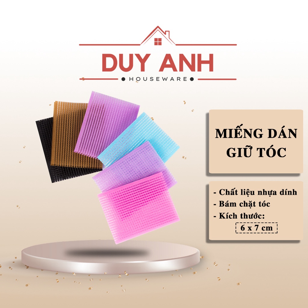 Combo 2 miếng dán giữ tóc mái thiết kế đơn giản tiện dụng, miếng dán tóc mái khi rửa mặt trang điểm