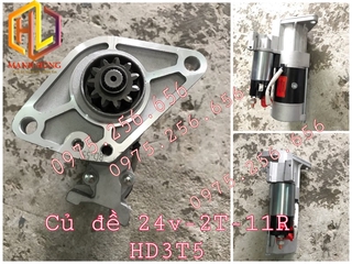 Phụ tùng hùng lỳ Củ Đề 24V-2T-11R HD3T5 củ đề huyndai 3 tân 5