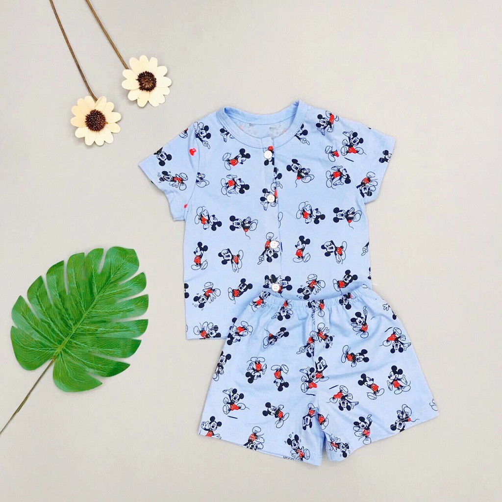 Bộ Sơ Sinh Cài Khuy Bé Gái, Bé Trai, Size 3-18m, Chất Cotton Siêu Mịn, Đẹp, Phù Hợp Với Làn Da Nhạy Của Bé