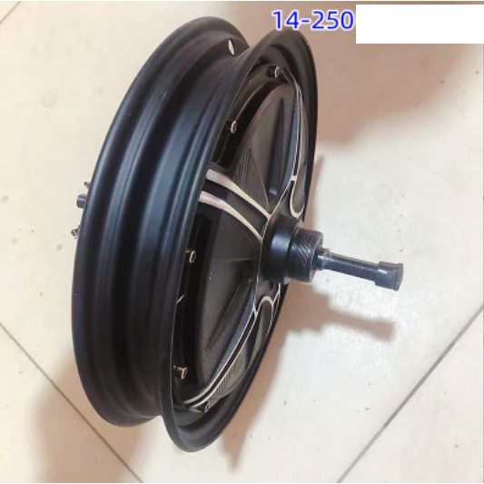 Động cơ xe điện bánh 14 inch 350W lắp lốp 14x2.50