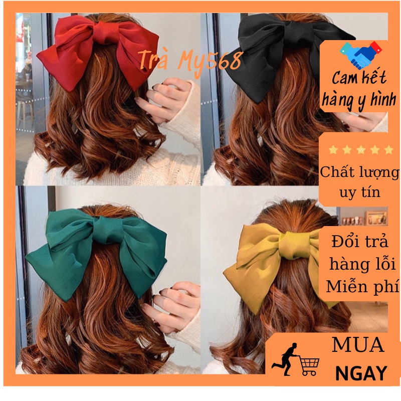 Kẹp tóc , Cặp tóc hình bướm to chuẩn fom nhiều màu cực xinh