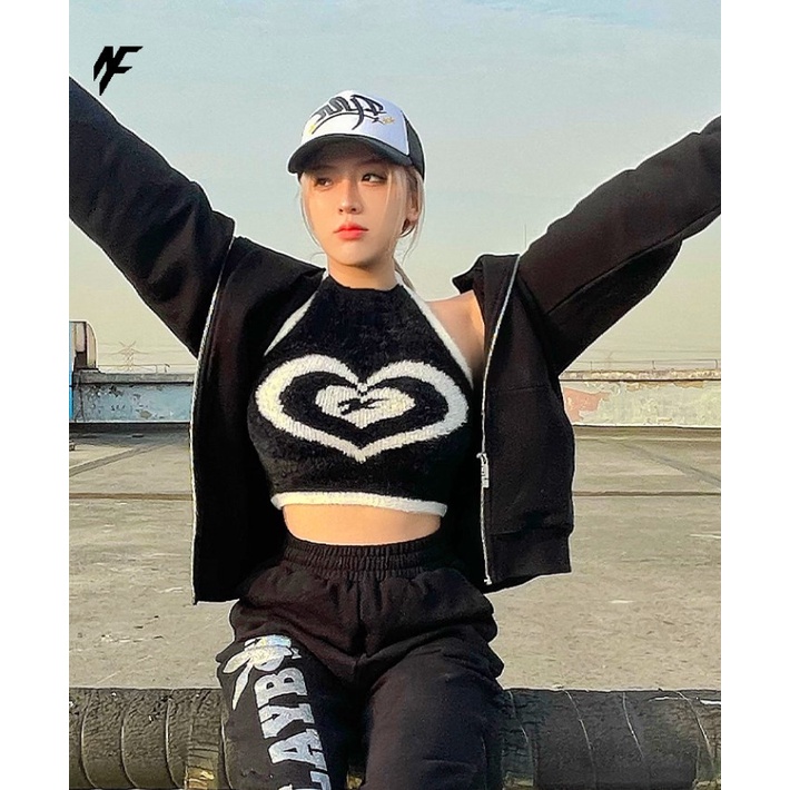 Áo hai dây Dệt Kim Co Giãn Thời Trang Hàn Quốc Dành Cho Nữ