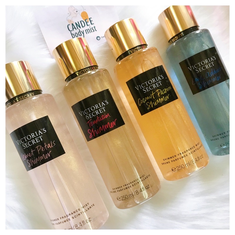 Body mist xịt thơm Victoria’s Secret 250ml có kim tuyến bling bling
