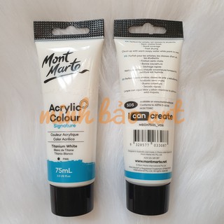 BÁN LẺ - MÀU MONT MARTE STUDIO ACRYLIC TUÝP 75 ML (VẼ TRÊN TƯỜNG, GỖ, VẢI, KÍNH...)