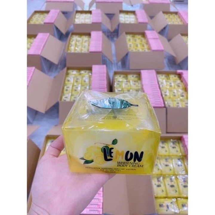 [Sỉ-Rẻ] Body Lemon siêu trắng da có hạt tặng kèm hũ lemon x6– LQ309 [Lẻ-Sỉ]