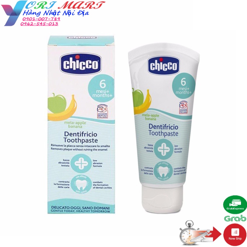 Kem đánh răng nuốt được Chicco