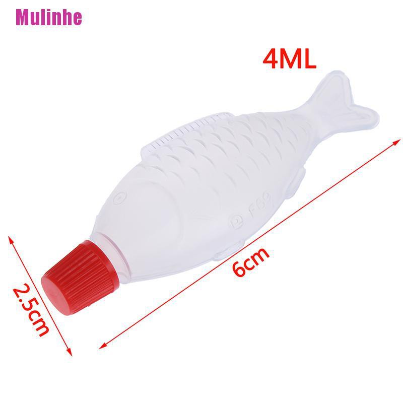 Set 10 Lọ Đựng Sốt 4ML Hình Cá Cho Mù Tạt