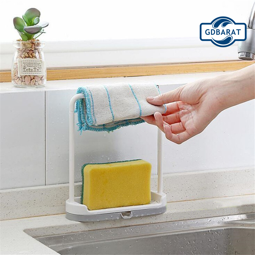 Giá Đỡ Xà Phòng / Bọt Biển 2 Trong 1 Tiện Dụng Cho Nhà Bếp / Phòng Tắm