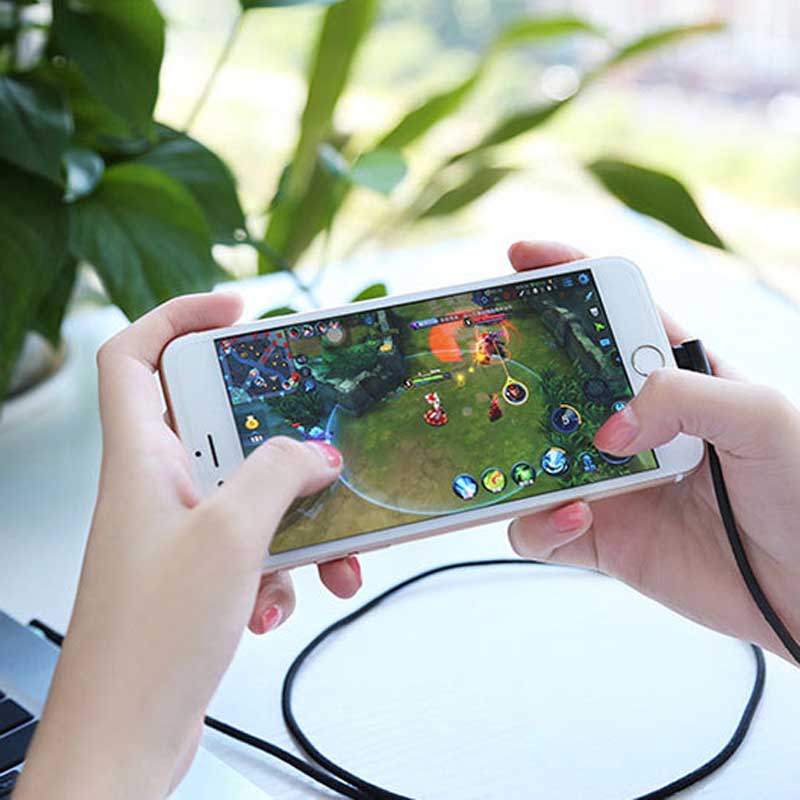 Dây Cáp Sạc Truyền Dữ Liệu Chơi Game Loại C 90 Độ