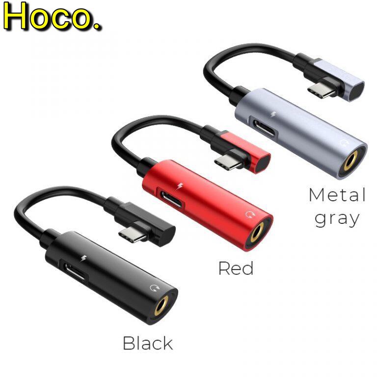Jack chuyển đổi Type C sang 3.5 Chính hãng Hoco Ls19 Chính hãng