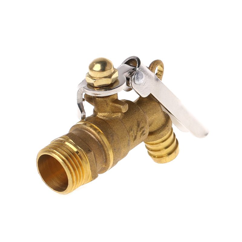 Vòi Nước Một Lỗ 1 / 2 &quot;Có Khóa Bằng Đồng Thau Dùng Làm Vườn Ngoài Trời