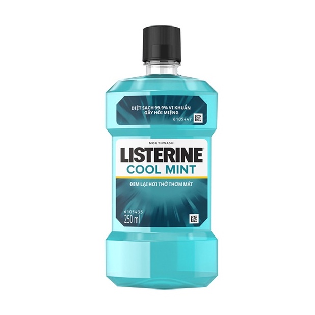 Nước Súc Miệng Listerine Cool Mint Hương Bạc Hà The Mát - Làm Sạch Khoang Miệng