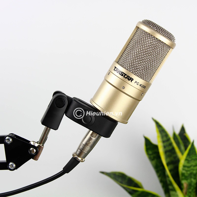 MIC THU ÂM K200 + SOUNDCARD UPOD PRO - Tặng Kèm Tai Nghe Kiểm Âm