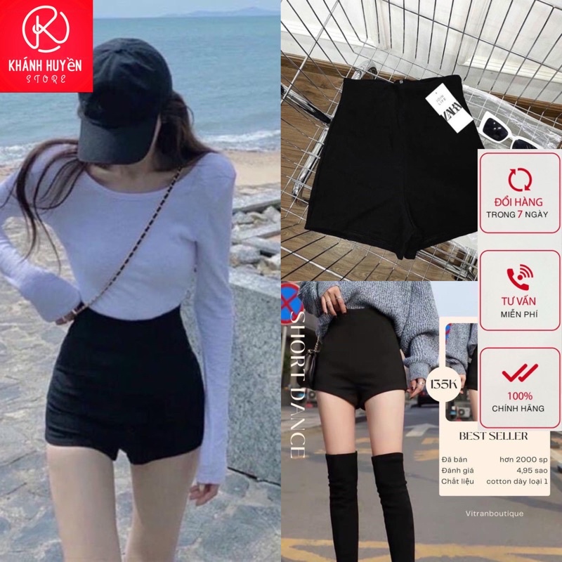 Quần đùi nữ khoá sau , quần short siêu hót KH69