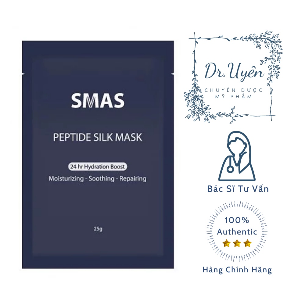 [Chính hãng]- Mặt nạ Smas Peptide Silk Mask