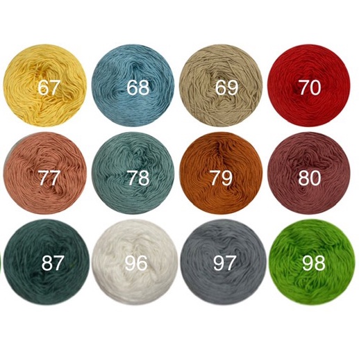 Bảng 2: Len cotton việt nam ctvn sợi 1mm 100gram - Craft Yarn VN