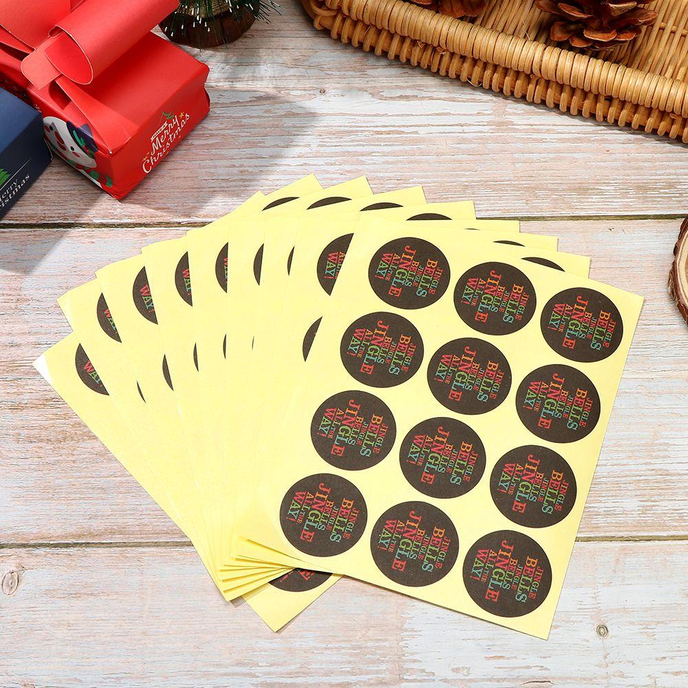 Set 10 Tấm Nhãn Dán Trang Trí Giáng Sinh