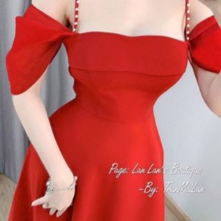 Đầm umi rớt vai có mút ngực