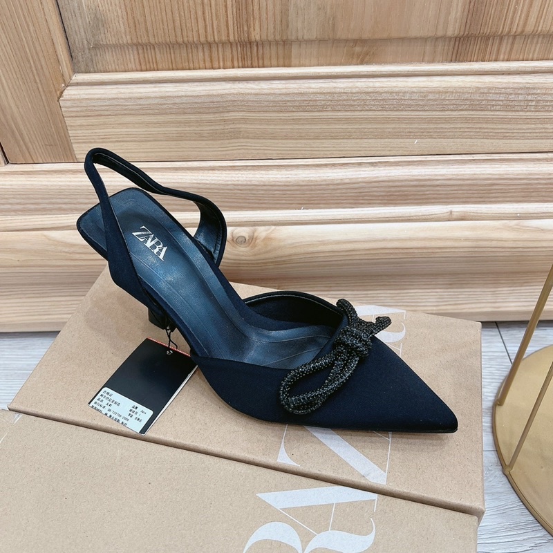 XĂNG ĐAN LỤA CAO 7cm NƠ ĐÁ ĐEN