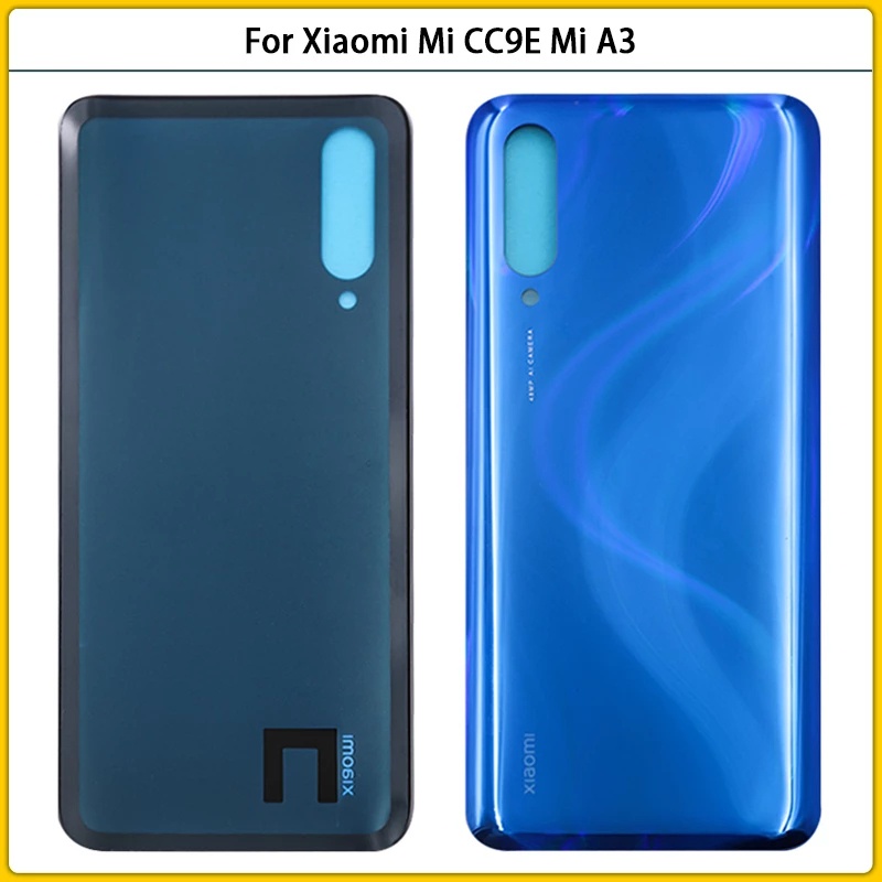 Nắp Lưng Điện Thoại Mặt Kính 3D Thay Thế Cho Xiaomi Mi A3 6.09"