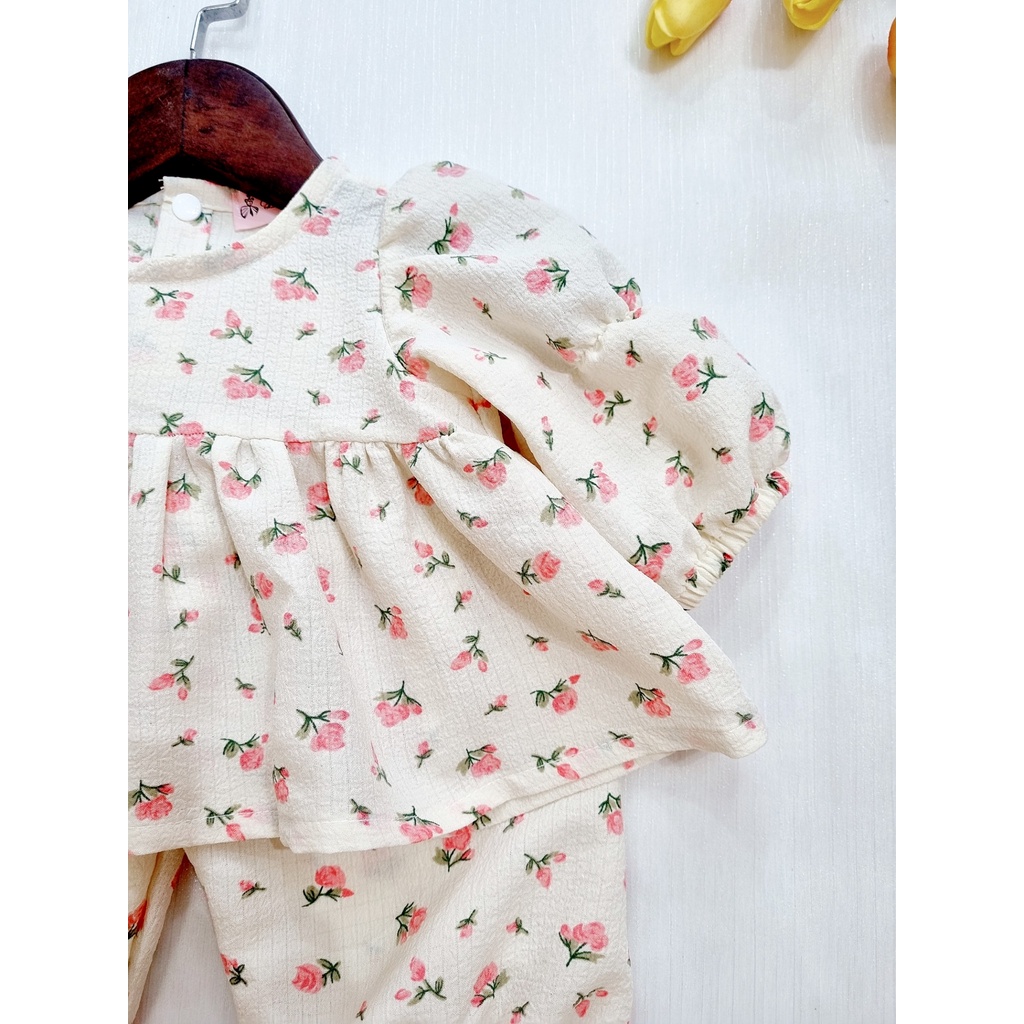 Đồ ngủ bé gái bộ tiểu thư CHIP STORE thiết kế from đẹp nhiều màu dễ thương có size sơ tinh - 4 tuổi