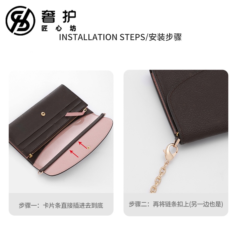 Dây Đeo Túi Xách Dạng Ngắn Trong Suốt Chất Lượng Cao