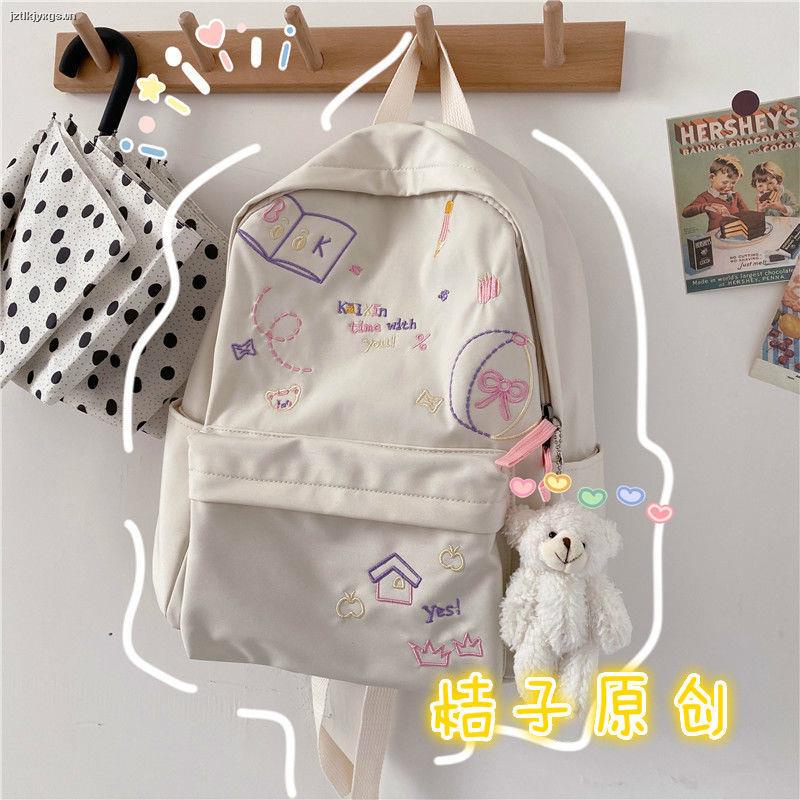 Ba Lô Đi Học Phong Cách Harajuku Hàn Quốc Dễ Thương Cho Nữ