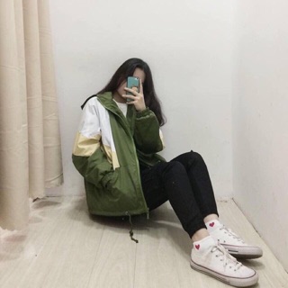 Áo Khoác Dù Phối màu