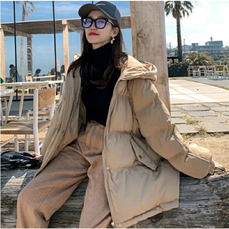 Áo phao rộng Hàn Quốc phong cách cá tính nữ ( có size xs đến XL) | BigBuy360 - bigbuy360.vn