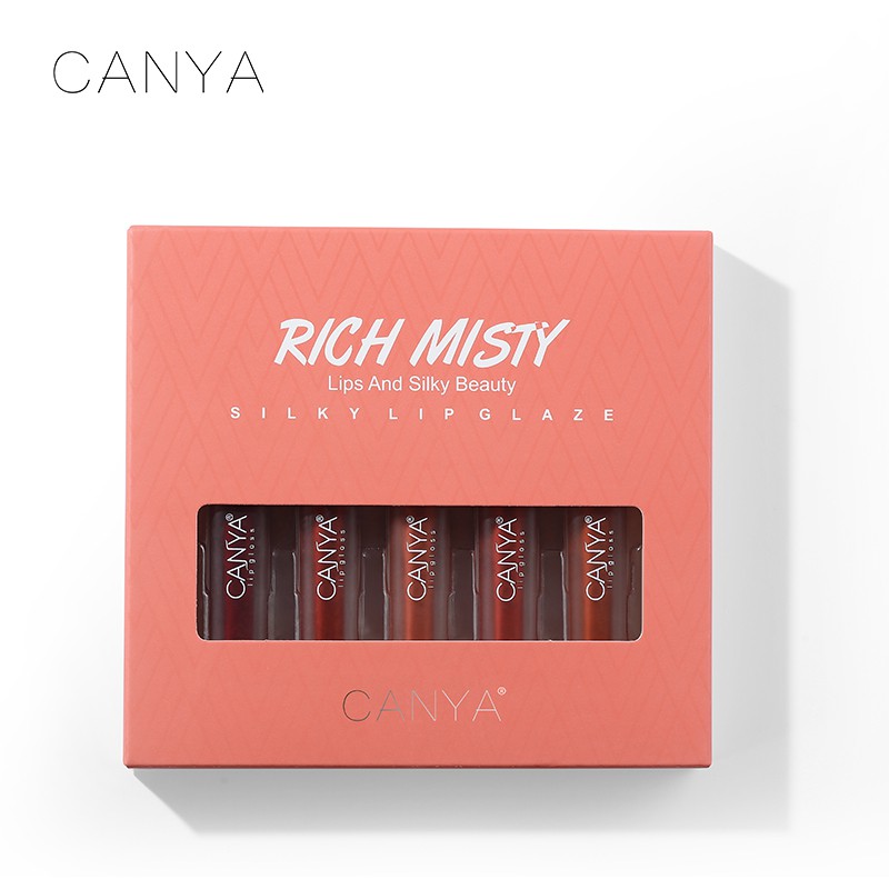 Canya Set son môi màu nhung mượt cho nữ 125G