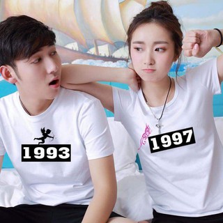 Áo cặp tình nhân năm sinh theo yêu cầu