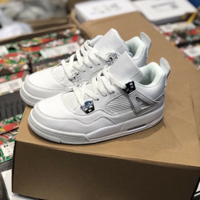 [Có sẵn+full box ] giày JD4 trắng nam nữ