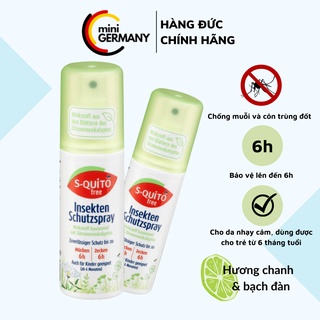 Xịt chống muỗi, côn trùng hương Chanh Bạch đàn S-quito 100ml