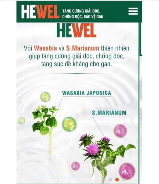 Hewel  - hàng chính hãng USA , bảo vệ gan