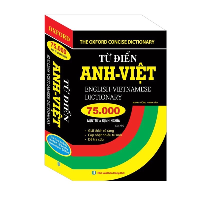 Sách - Từ điển Anh Việt 75000 mục từ và định nghĩa (tái bản) | BigBuy360 - bigbuy360.vn