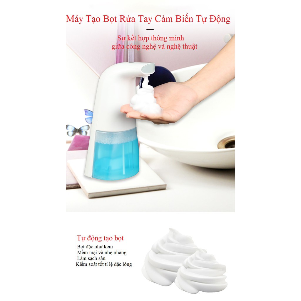 Máy Tạo Bọt Rửa Tay Cảm Biến Tự Động TB03( Có thể sạc lại)