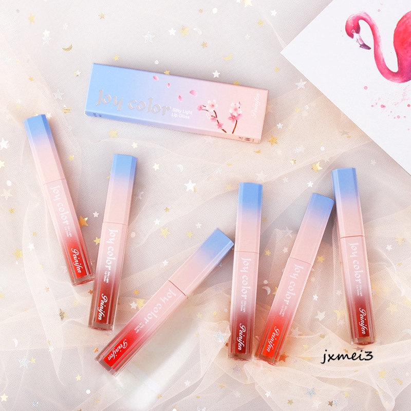 Son môi PNF 6 màu dưỡng ẩm không phai để trang điểm