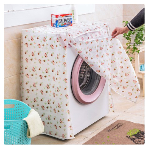 Bọc trùm máy giặt cửa ngang,cửa trên PEVA chống thấm, che phủ máy giặt hàng đẹp 2021